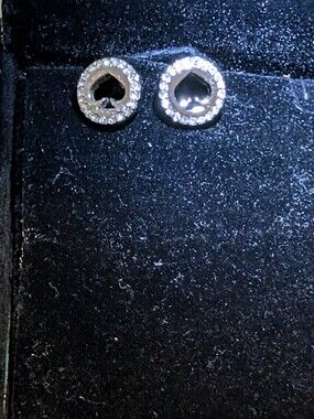 Kate Spade Silver Crystal Stud Earrings